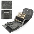 LYKKE 6in Interchangeable Crochet Hook Set Driftwood Gray Denim Effect