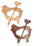 LYKKE Wooden Shawl Pins Sheep