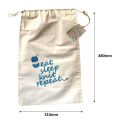 Laughing Hens 100% Organic Cotton Drawstring Project Bag