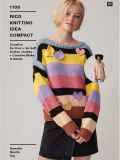 Rico KIC 1108 Jumper, Top & Hearts in Creative So Cool + So Soft Cotton Chunky