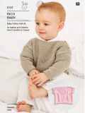 Rico KIC 1117 Baby Jumper & Top in Baby Cotton Soft DK