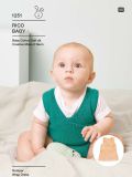 Rico KIC 1251 Baby Romper and Wrap Dress