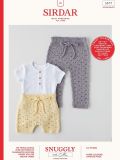 Sirdar 5377 Baby Trousers and Shorts in Snuggly Cotton DK