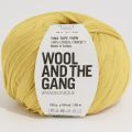 Wool and the Gang Tina Tape Yarn Chalk Yellow