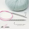 addiUnicorn Fixed Circular Knitting Needles 100cm (40in)