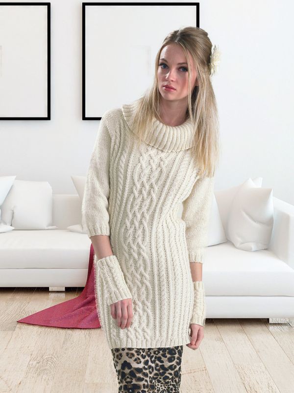 Jumper Dress Cowl Neck